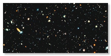 Hubble Deep field zoom