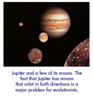Jupiter and a few of its moons